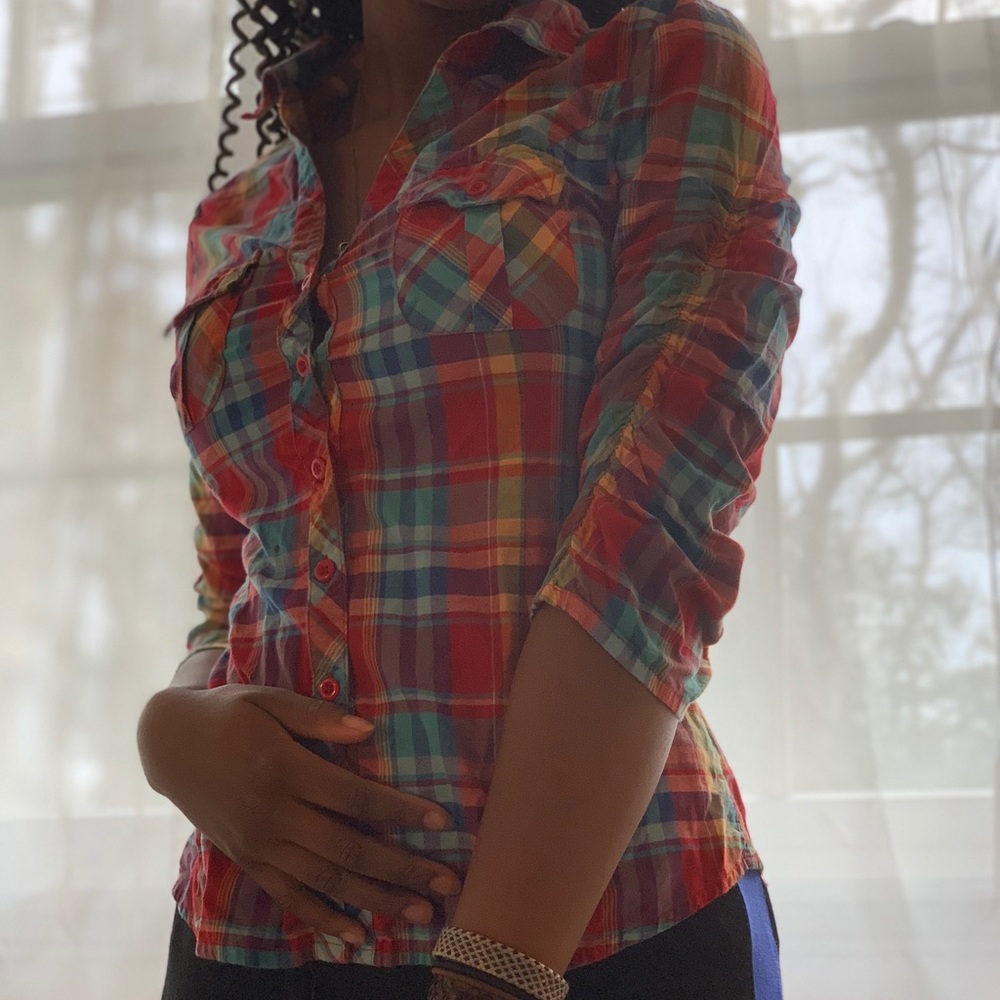 FITTED COLORFUL FLANNEL